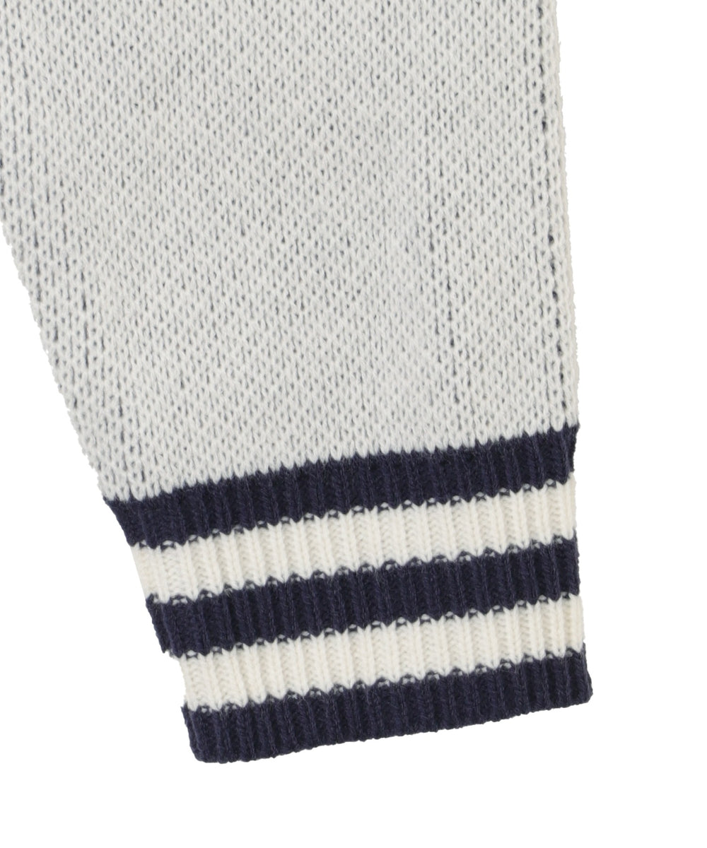 ニットショートスタジャン