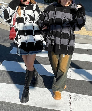 フリンジモチーフボーダーBIGPO