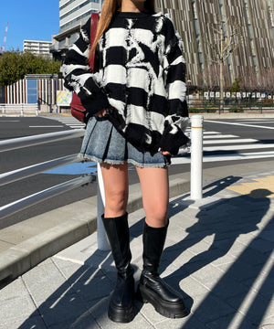 ホワイトボーダー モデル：155cm F着用