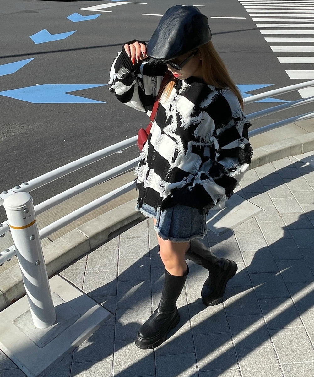 ホワイトボーダー モデル：155cm F着用