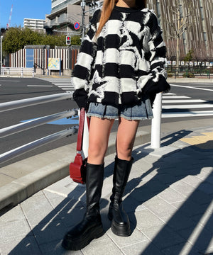 ホワイトボーダー モデル：155cm F着用