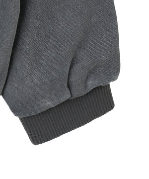 ヴィンテージウォッシュダックフードブルゾン