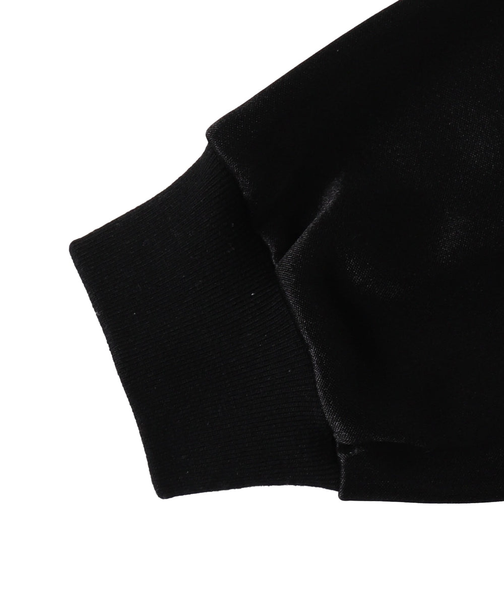 VネックナンバリングサテンBIGスウェット