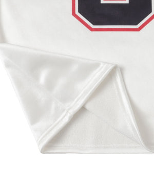 VネックナンバリングサテンBIGスウェット