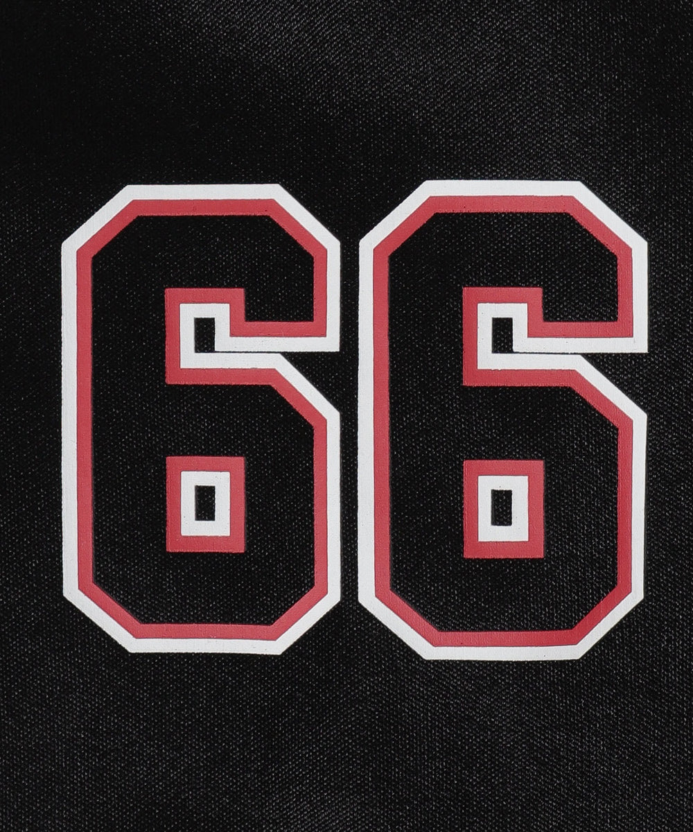 VネックナンバリングサテンBIGスウェット