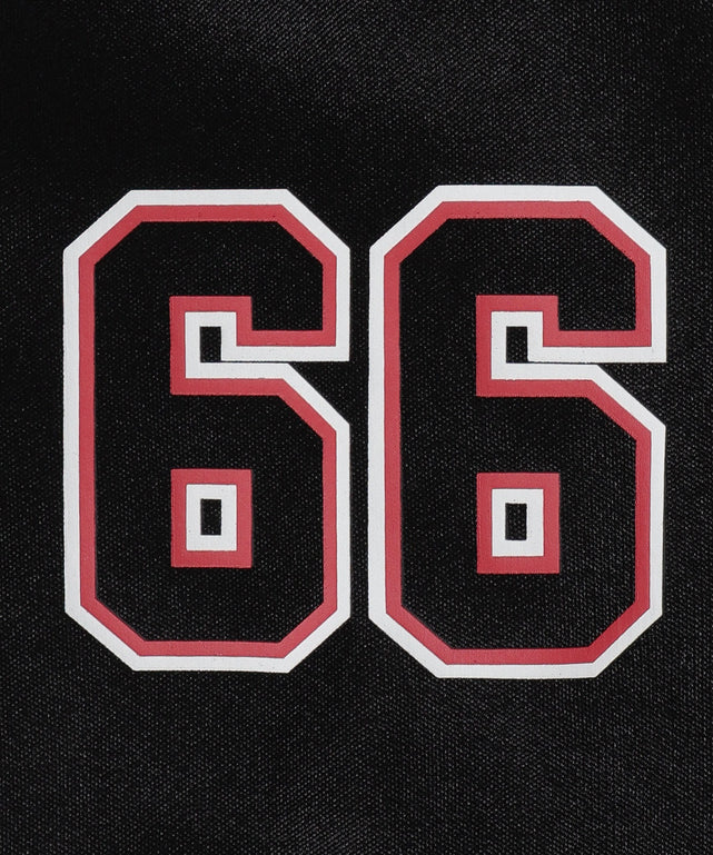 VネックナンバリングサテンBIGスウェット