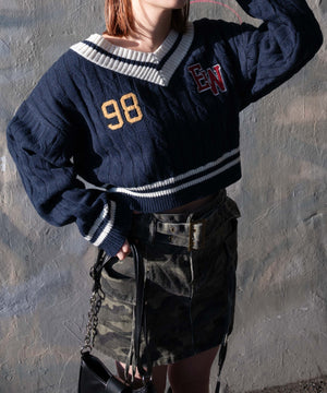 ネイビー　モデル:155cm F着用