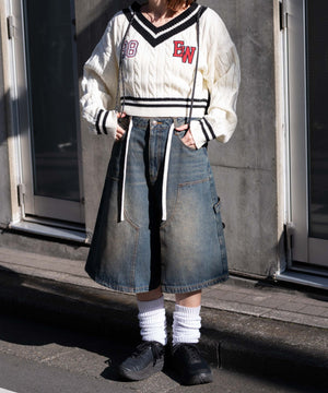 ホワイト 　モデル:155cm F着用