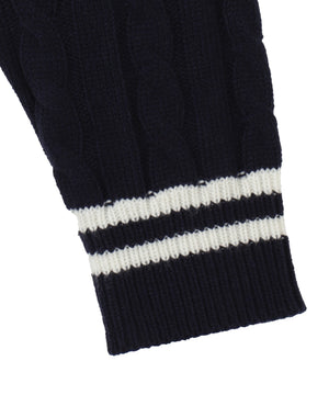 ワッペンチルデンVネックニット