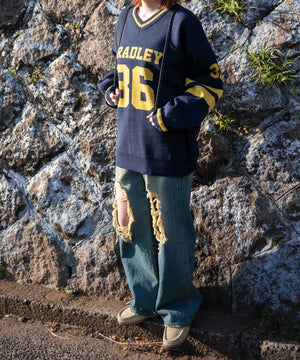 ネイビー　モデル:155cm F着用