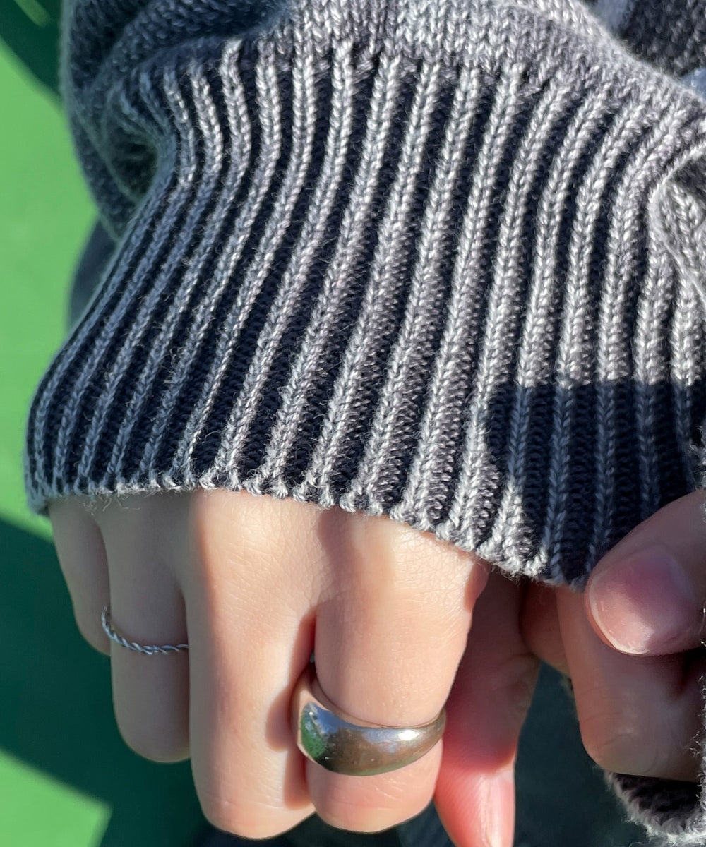 ヴィンテージウォッシュニットプルオーバー