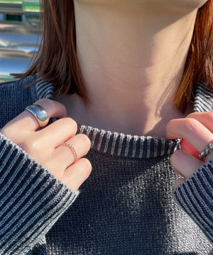 ヴィンテージウォッシュニットプルオーバー