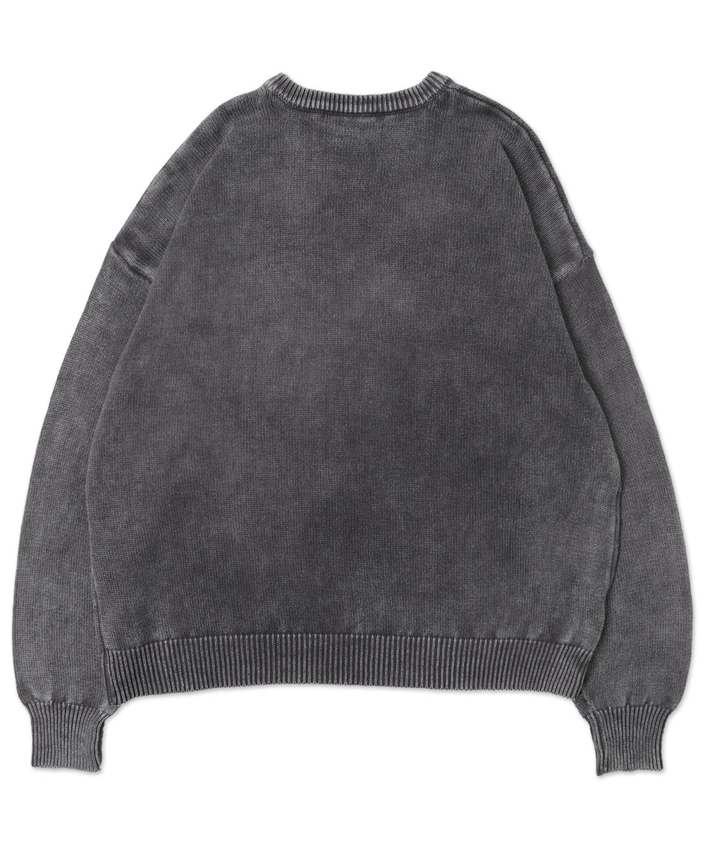 ヴィンテージウォッシュニットプルオーバー