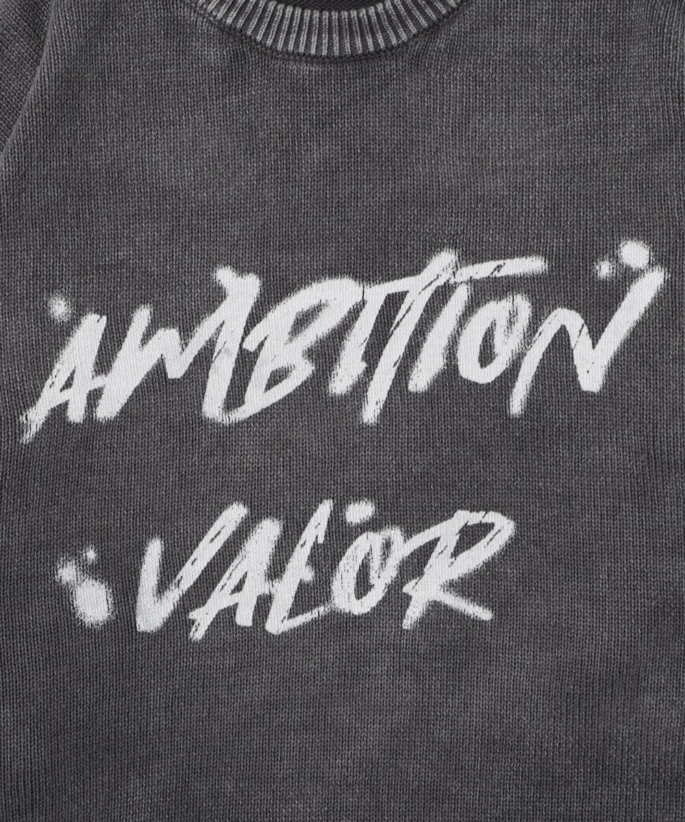 ヴィンテージウォッシュニットプルオーバー