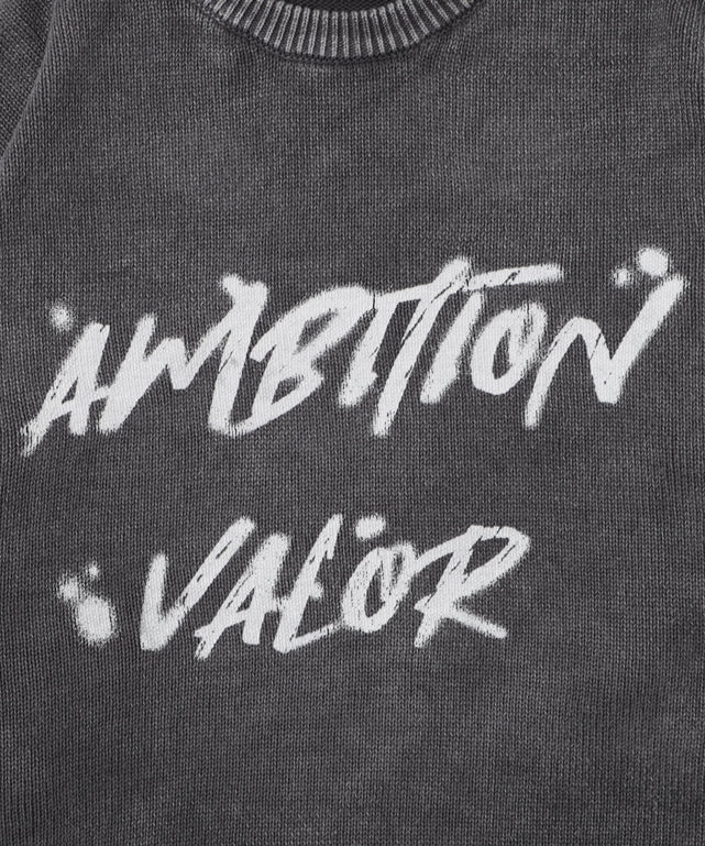 ヴィンテージウォッシュニットプルオーバー