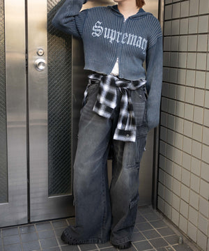 ブルー モデル：155cm F着用