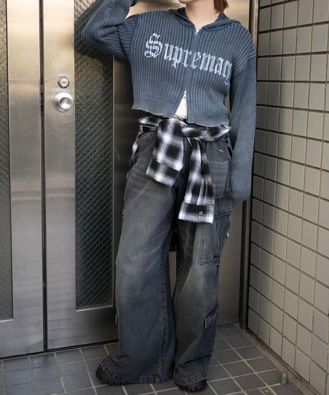 ブルー モデル：155cm F着用