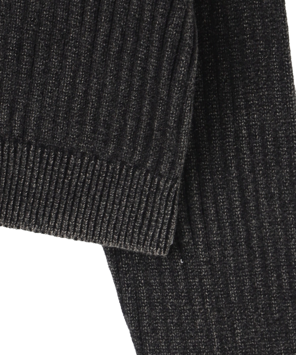 ストーンウォッシュニットパーカー