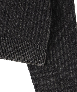 ストーンウォッシュニットパーカー