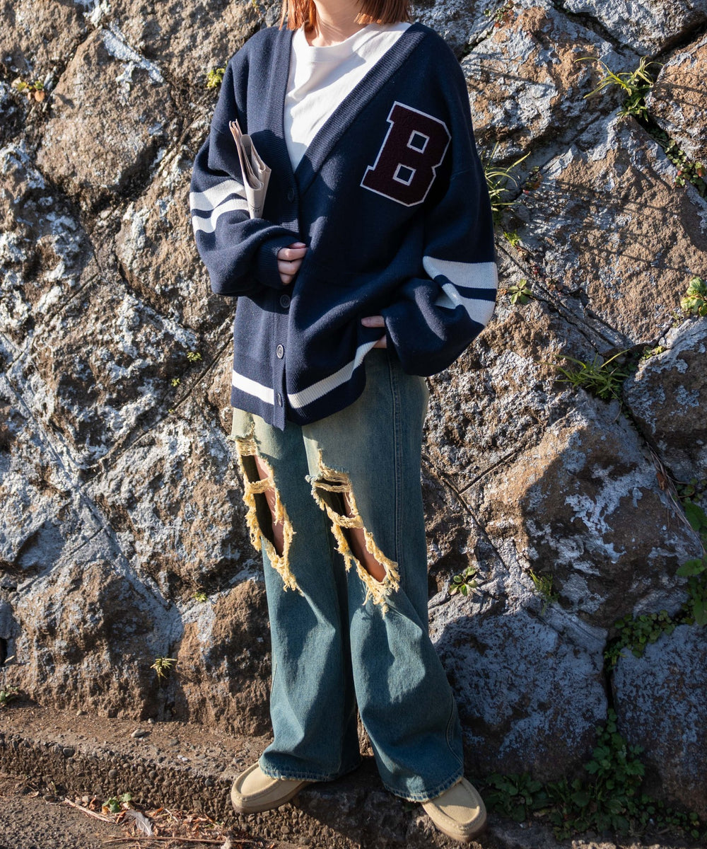 ネイビー　モデル:155cm F着用