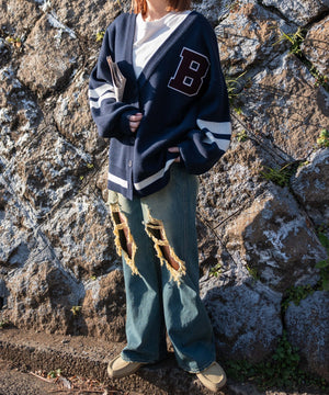 ネイビー　モデル:155cm F着用