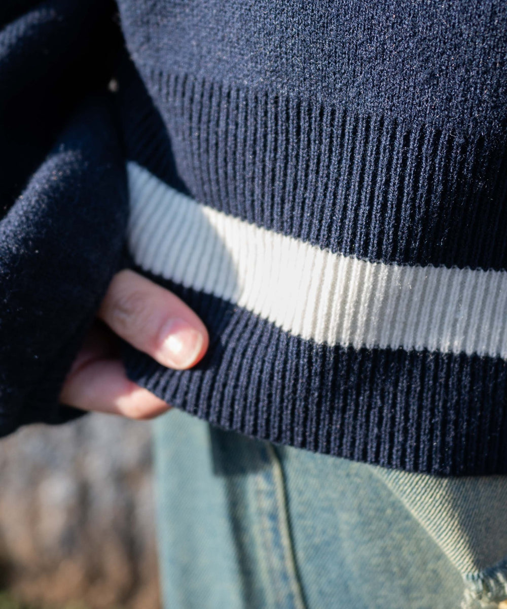 レタードカーディガン