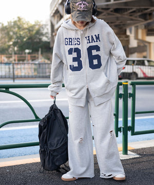 杢グレー モデル：155cm F着用