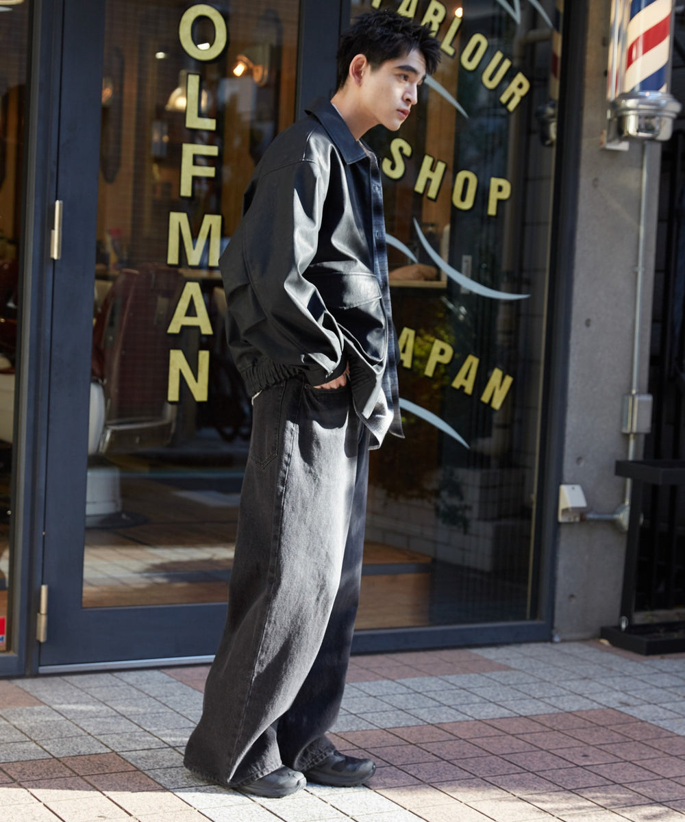 ブラック モデル：180cm L着用