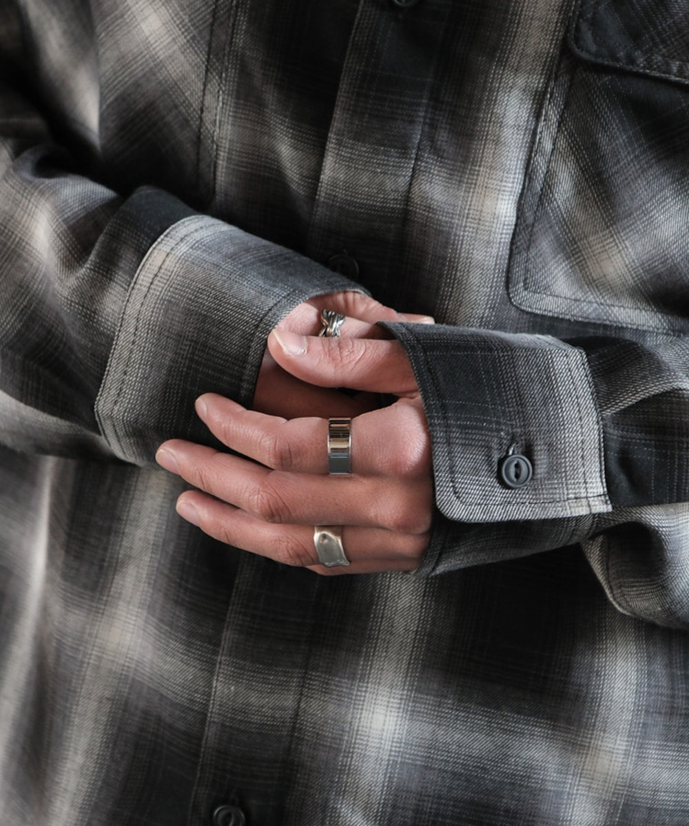 オンブレチェックシャツ（LS）