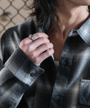 オンブレチェックシャツ（LS）