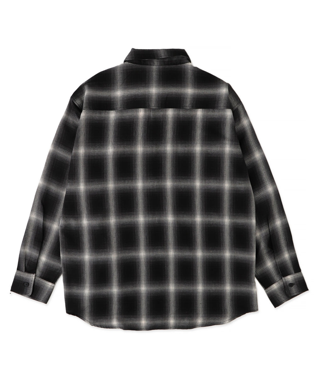 オンブレチェックシャツ（LS）