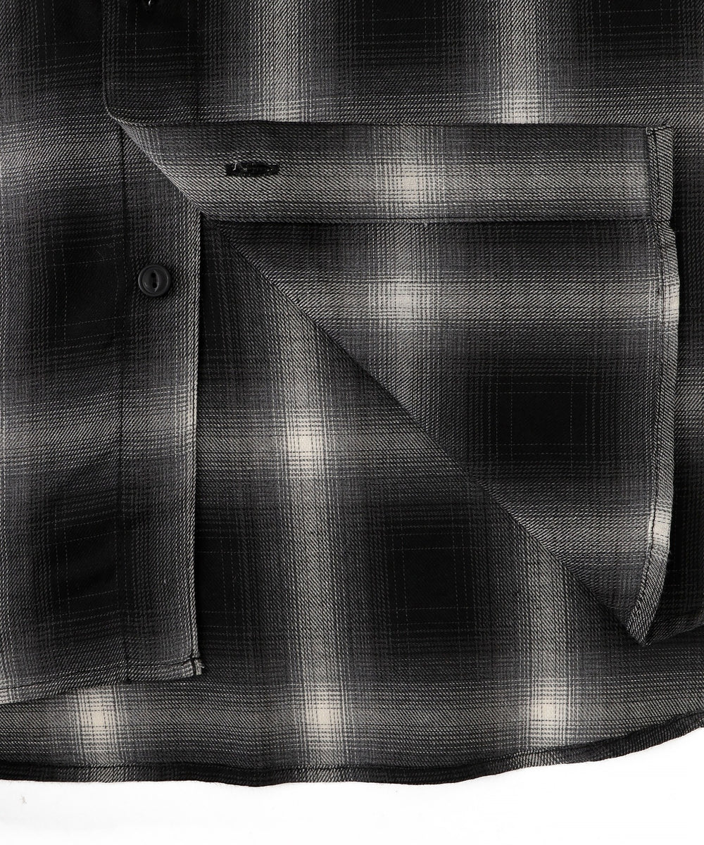 オンブレチェックシャツ（LS）