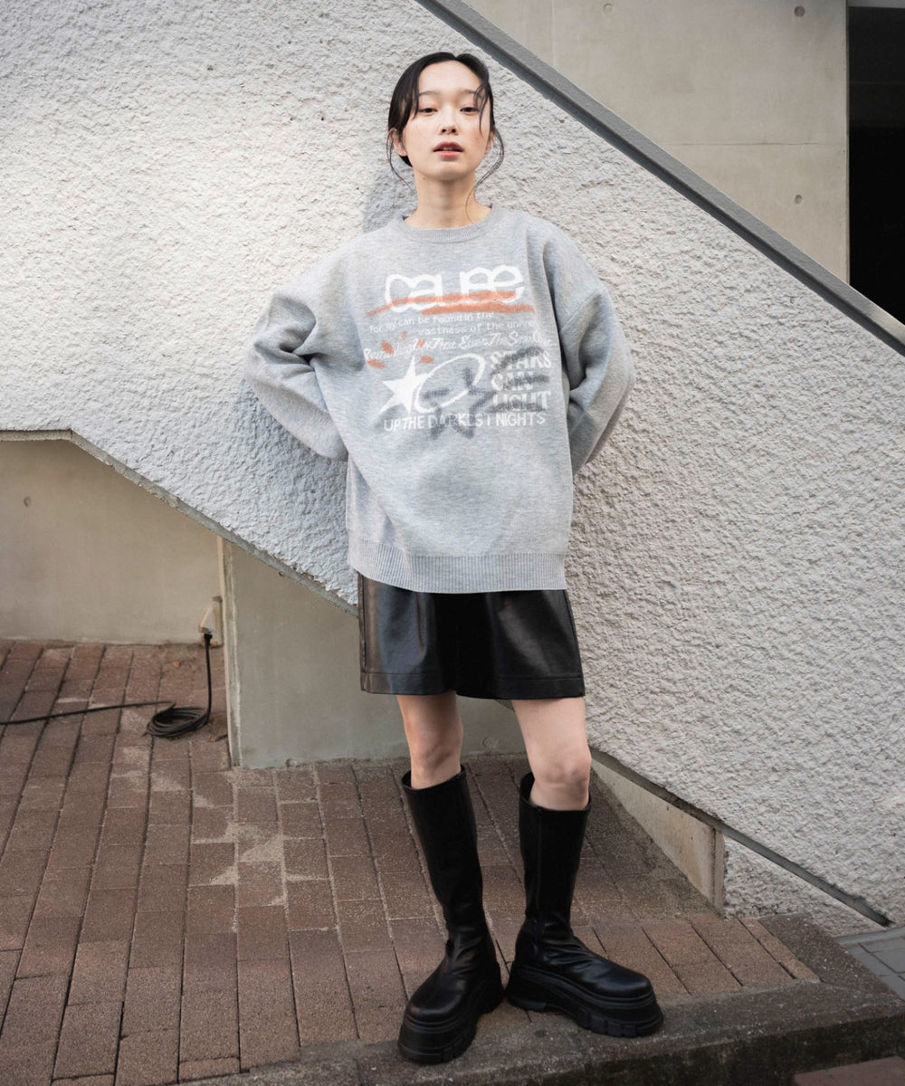 グレー　モデル：161㎝　M着用