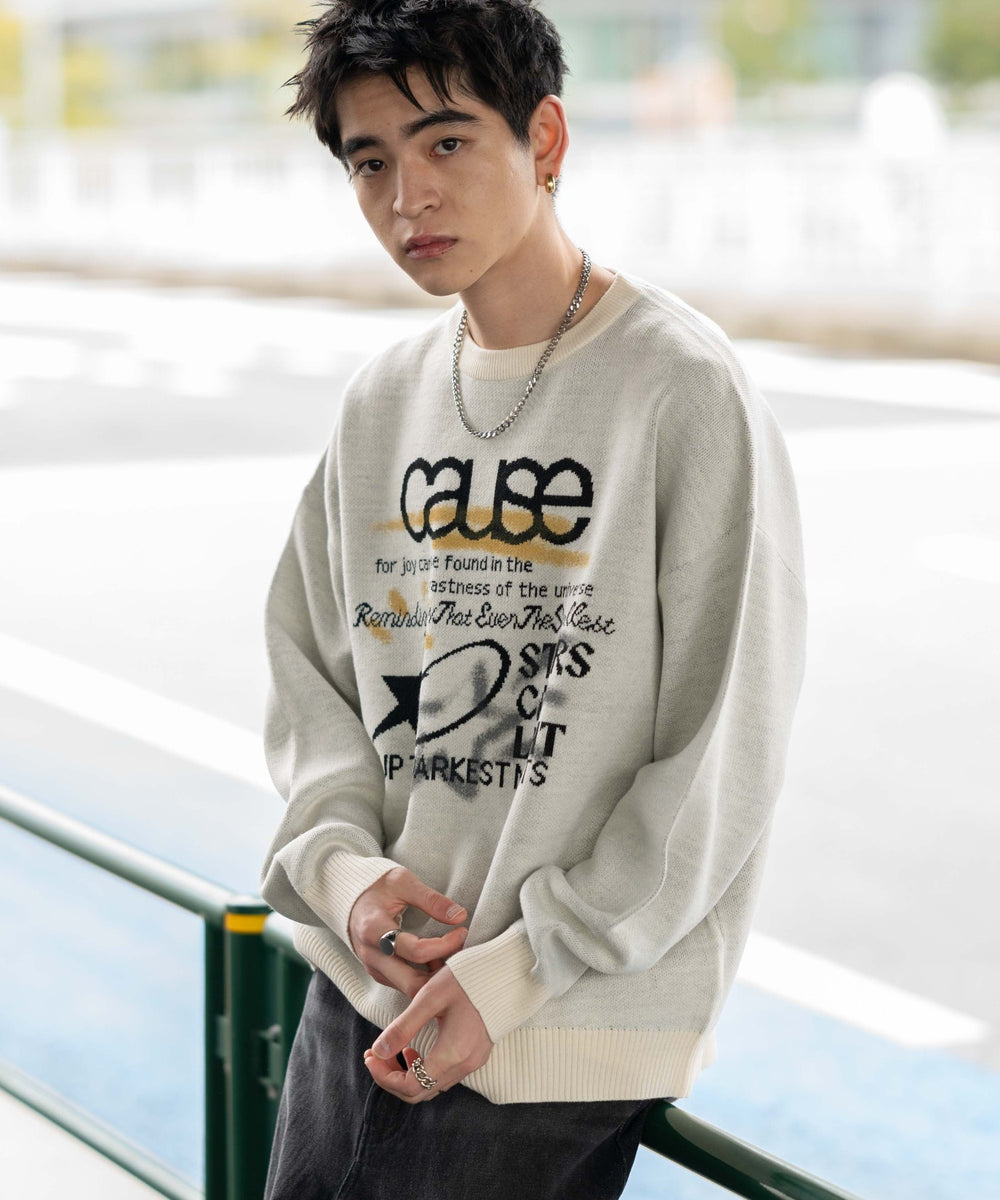 オフホワイト　モデル：180㎝　L着用