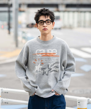 グレー　モデル：180㎝　L着用