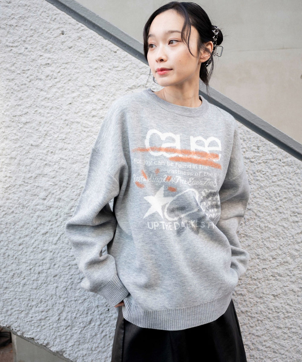 グレー　モデル：161㎝　M着用