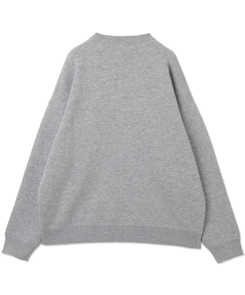 スプレーグラフィックニットプルオーバー