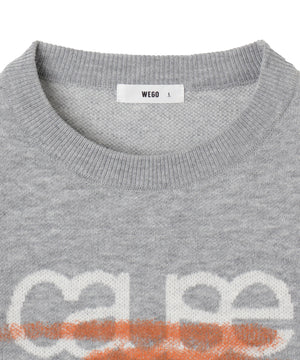 スプレーグラフィックニットプルオーバー