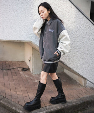 デニムブラックソノタ モデル：161cm L着用