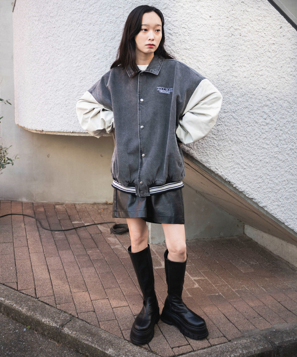 デニムブラックソノタ モデル：161cm L着用