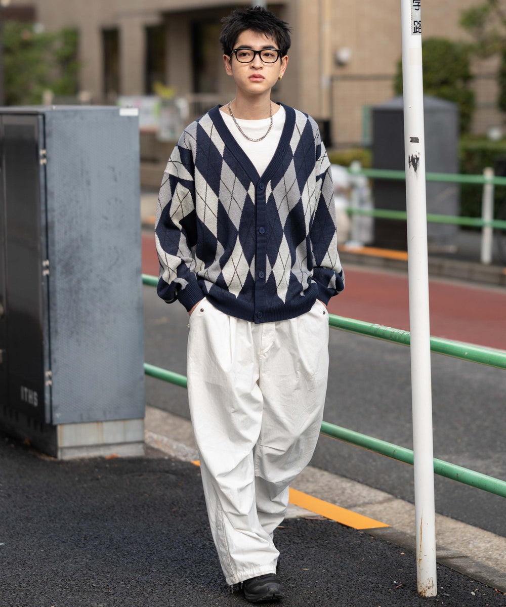 ネイビー　モデル：180㎝　L着用