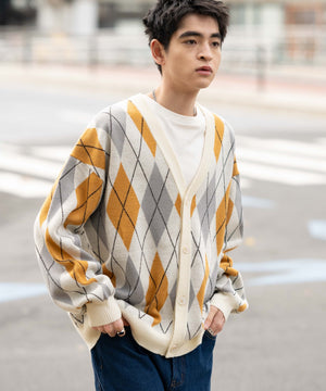 ホワイトチェック1　モデル：180㎝　L着用