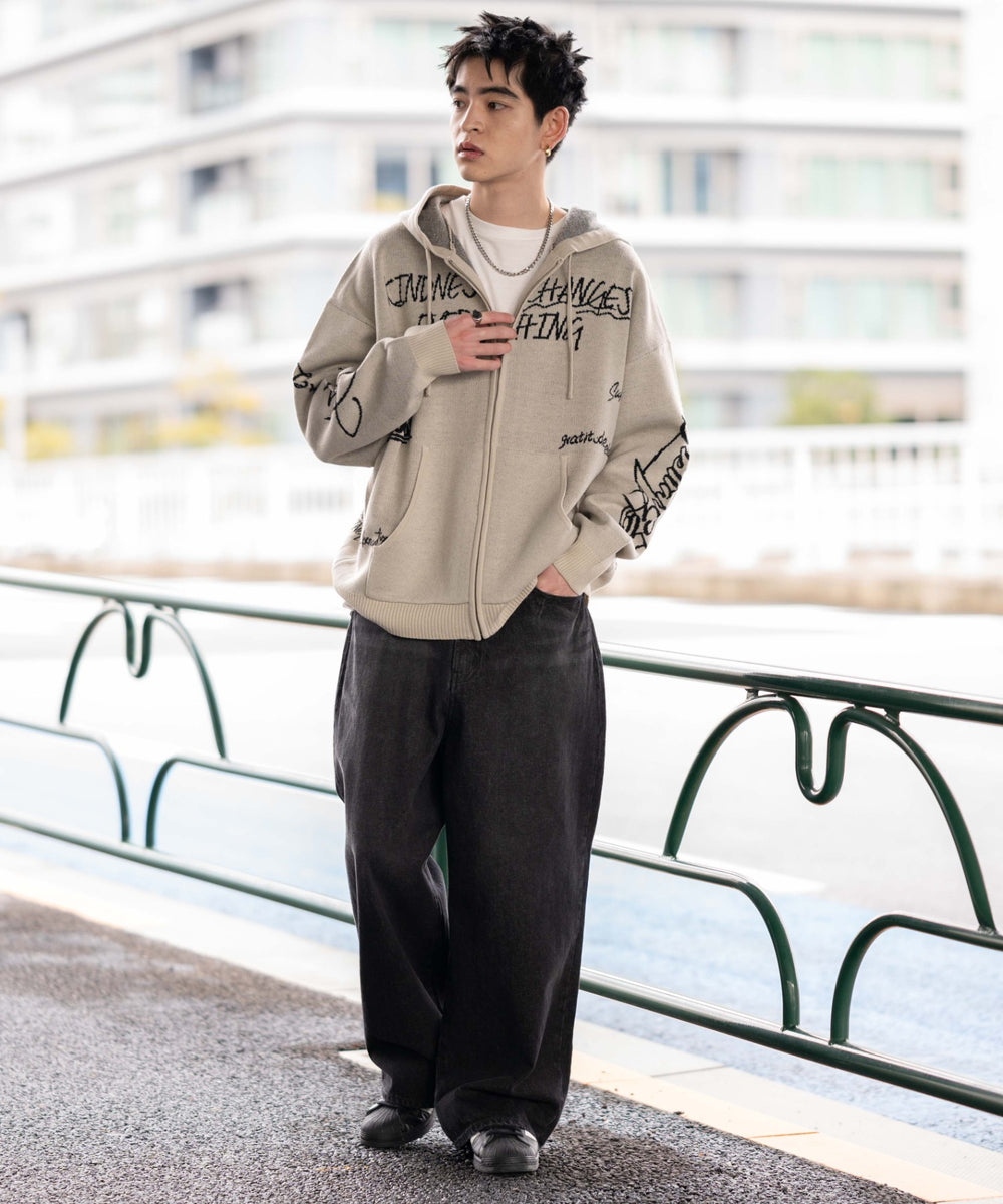 ホワイト　モデル：180㎝　L着用