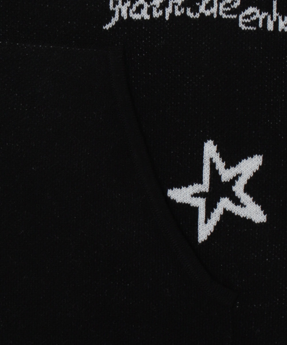 ジャガードグラフィックニットZIPパーカー