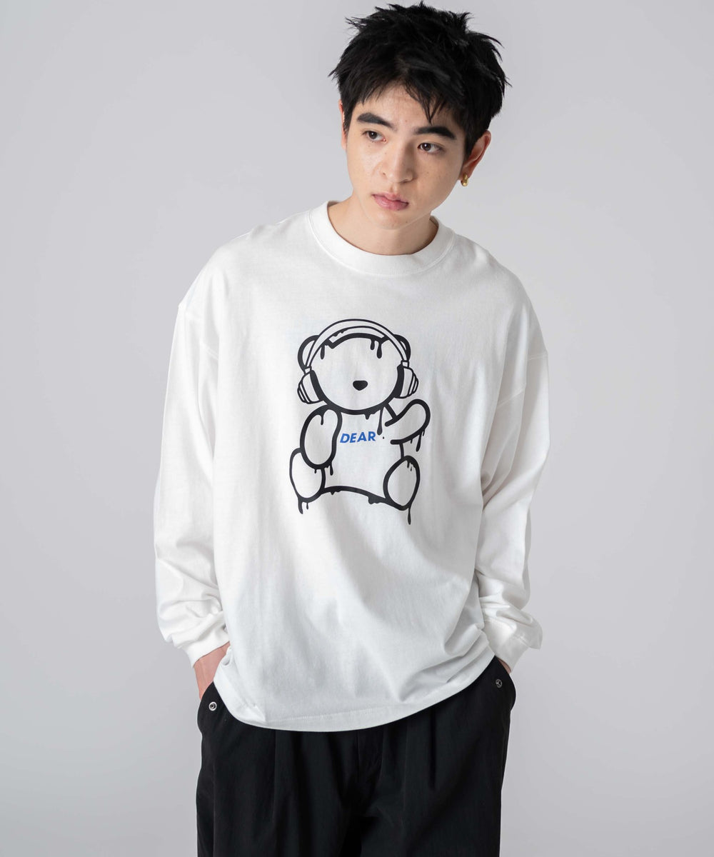 柄3 ホワイト モデル：180㎝　L着用