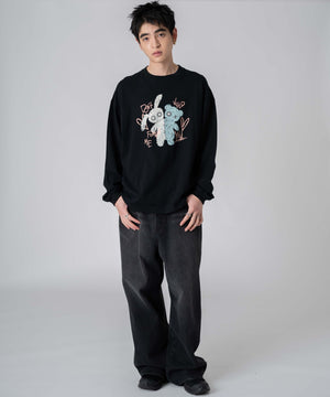 柄4 ブラック モデル：180㎝　L着用