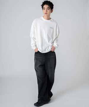 柄7 ホワイト モデル：180㎝　L着用