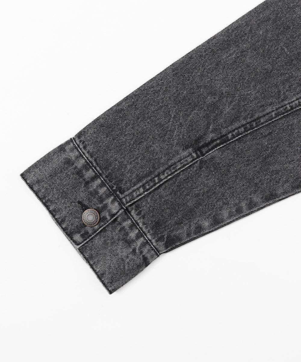 ヴィンテージウォッシュショートデニムジャケット