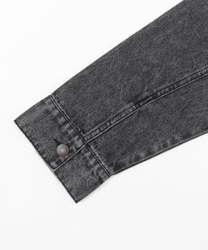 ヴィンテージウォッシュショートデニムジャケット