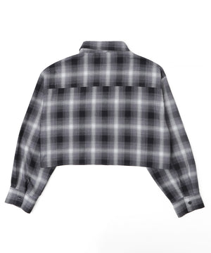 チェックショートシャツ